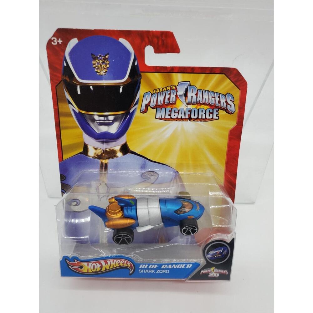 Blue Ranger Shark Zoid 20th Anniversary Power Rangers Megaforce 2012 Hot Wheels